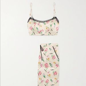 Noelle Petal Morgan Lane Silk Blend Pajama Set